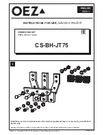 Preview for 1 page of OEZ CS-BH-JT75 Instructions For Use Manual