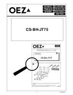 Preview for 3 page of OEZ CS-BH-JT75 Instructions For Use Manual