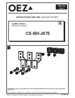 OEZ CS-BH-JX75 Instructions For Use Manual preview