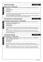 Preview for 4 page of OEZ CS-BL-A022 Instructions For Use Manual