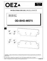 OEZ OD-BHD-MS75 Instructions For Use preview