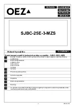 Preview for 6 page of OEZ SJBC-25E-3-MZS Instructions For Use Manual