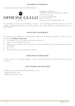 Preview for 10 page of Officine Gullo CVS4E Instructions Manual