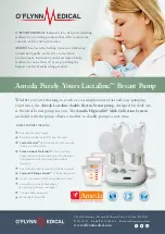 O'Flynn Medical Ameda Purely Yours Lactaline Quick Start Manual preview