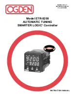 Ogden ETR-9200 Instruction Manual preview