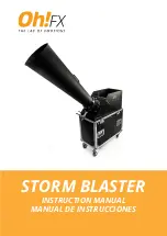 Preview for 1 page of Oh!FX STORM BLASTER Instruction Manual