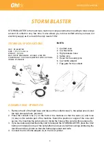 Preview for 2 page of Oh!FX STORM BLASTER Instruction Manual