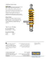 Preview for 4 page of Ohlins HO 944 Mounting Instructions