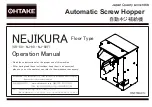 OHTAKE Nejikura SR-80 Operation Manual preview