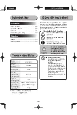 Preview for 68 page of Ohyama woozoo PCF-MKM18 User Manual