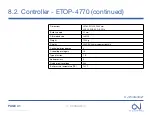 Preview for 41 page of OJ Electronics ETOP-4770 Manual