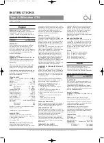 OJ Electronics Microline OTN Series Instructions Manual preview