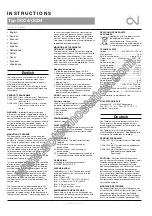 OJ Electronics OCC4 Instructions Manual preview