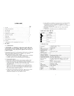 Preview for 8 page of OK International TECHCON SYSTEMS TS250 User Manual