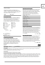 Preview for 51 page of Okay HS 7160 Instructions Manual