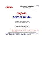 Oki 10i Service Manual preview