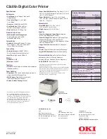 Preview for 2 page of Oki C3400n Specifications