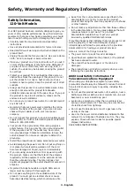 Preview for 2 page of Oki MB441 Safety Information Manual