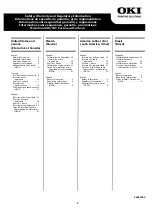 Preview for 1 page of Oki MICROLINE Turbo ML390 Safety And Regulatory Information Manual