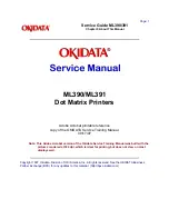 Preview for 2 page of Oki MICROLINE Turbo ML390 Service Manual