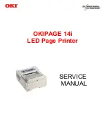 Oki OKIPAGE 14i Service Manual preview