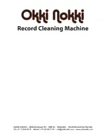 Preview for 34 page of Okki Nokki Record Cleaning Machine Owner'S Manual