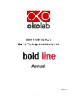 Okolab H301-T-UNIT-BL-PLUS Manual preview