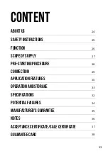 Preview for 23 page of Oktava MD-305 Operation Manual