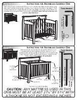 Preview for 3 page of OLD TOWN OAK Linbergh Crib Instructions For Assembling