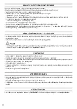 Preview for 80 page of Oleo-Mac IP 2500 HS Operators Instruction Book