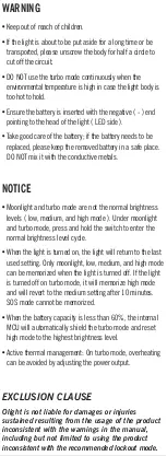 Preview for 7 page of OLIGHT Perun 2 User Manual