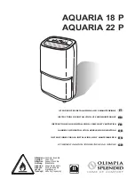 Preview for 1 page of Olimpia splendid AQUARIA 18 Instructions For Installation, Use And Maintenance Manual