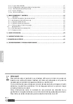 Preview for 38 page of Olimpia splendid DOLCECLIMA AIR PRO 14HP Instructions For Use And Maintenance Manual