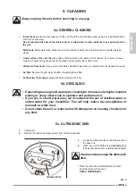 Preview for 14 page of Olimpia splendid LIMPIA 4 Instructions For Use And Maintenance Manual