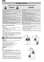 Preview for 14 page of Olimpia splendid MIA 2-11 Instructions For Installation, Use And Maintenance Manual