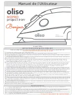 Preview for 7 page of Oliso project iron M3PRO User Manual