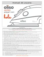 Preview for 13 page of Oliso project iron M3PRO User Manual