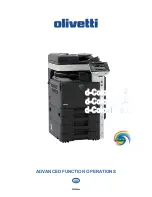 Olivetti d-Color MF360 Advanced Manual preview