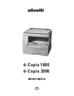 Preview for 153 page of Olivetti d-Copia 1600 Operation Manual