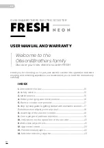 Preview for 14 page of Olsson and Brothers Fresh Neon User'S Manual And Garantee