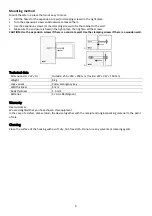 Preview for 10 page of Olymp GOsafe 110 Operating Instructions Manual