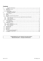 Preview for 2 page of olympia electronics BS-304 Installation & Operation Manual