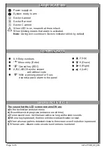 Preview for 3 page of olympia electronics BS-477 Manual