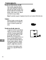 Preview for 70 page of Olympia MEMO 99II Operating Instructions Manual