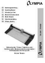 Olympia TR 4610 Operating Manual preview