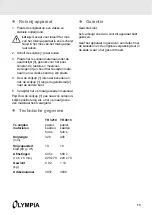 Preview for 13 page of Olympia TR 4610 Operating Manual