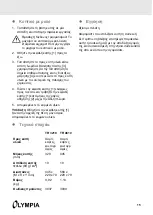 Preview for 15 page of Olympia TR 4610 Operating Manual