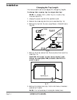 Preview for 8 page of Olympic Medical AUTO-LENGTH 20 Instruction Manual