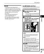 Preview for 23 page of Olympus 140143 - WS 500M 2 GB Digital Voice Recorder (Portuguese) Manual