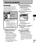 Preview for 27 page of Olympus 140143 - WS 500M 2 GB Digital Voice Recorder (Portuguese) Manual